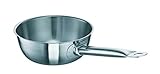Schulte-Ufer Sauteuse Profi-Line i aus Edelstahl mit einem Durchmesser von 18cm, 6479-18, Silber