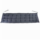 Marabella Auflage für Gartenbank 150 x 40 x 4 cm Sitzpolster mit Steppung und Bändchen,...