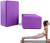 PIQIUQIU Yoga Block, 2er Yogablock für Yoga Pilates Training, Hochwertige Yoga Blöcke/Yoga...