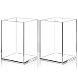 Uquelic Acryl Stifthalter - Klarer Bleistifthalter Schreibtisch Organizer Make-Up Pinselhalter...