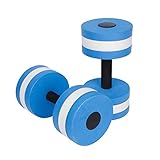 Water Aerobics Dumbbells, 2er-Set Wasserübung Kurzhanteln, Schaumstoff Hanteln für Wassergymnastik...