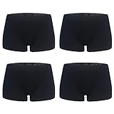 Libella Damen Boxershorts Panties Microfaser Unterwäsche 4er Pack Seamless 3908 BL L/XL
