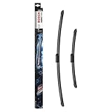 Bosch Aerotwin A414S Front-Scheibenwischer - Set mit 2 Ersatz-Scheibenwischern und vormontiertem...