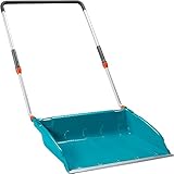 Gardena Schneewanne: Breiter Schneeschieber mit 3-stufigem Teleskopgestänge, Arbeitsbreite 70 cm,...