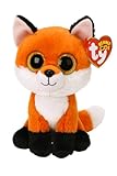 Ty Meadow Fox Beanie Boos 6' | Beanie Baby Soft Plush Toy | Collectible Cuddly Stuffed Teddy, STK