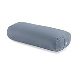 Lotuscrafts Yoga Bolster für Yin Yoga - Yogabolster mit Kapokfüllung - Waschbarer Bezug aus...