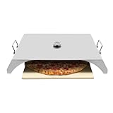 Pizzaofen-Kit Offener Pizzaofen mit Griff 12 Zoll Outdoor-Pizzaofen zum Grillen Funktioniert mit den...
