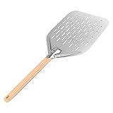 VFANDV Premium Pizzaschieber, 40x30cm Pizzaschaufel Pizzaschieber Aluminium mit Großer Fläche &...