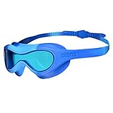 arena Spider Kids Mask Antibeschlag-Schwimmbrille für Kinder, Schwimmbrille mit Großen Gläsern,...