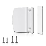 DIYGEEK Balkontürgriff Außen Weiß, Terrassentür Griff mit Verdeckten Schrauben, einfache Montage...