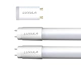 LUXULA 2er Pack LED Röhre 120cm - Kunststoff T8 G13-18W 2880lm - 6000K Kaltweiß - inkl....