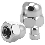 5 Stück Sechskant Hutmuttern M18 hohe Form Edelstahl A2 DIN 1587 Kappenmuttern WIBTEC®