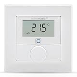Homematic IP Smart Home Wandthermostat mit Luftfeuchtigkeitssensor, digitales Thermostat...