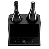 H.Koenig Weinkühler LVX28, 2 Flaschen, Weißwein, Rotwein, Rosé, Champagner, bis zu 9 cm...