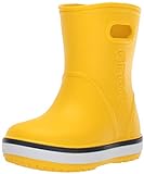 crocs Unisex-Kinder Crocband Rain Boot K Gummistiefel, Gelb (Yellow/Navy 734), 25/26 EU