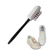 Schuhbürsten zur Reinigung, 4-Wege-Leder-Stiefelbürste – Politurreiniger, kratzfrei, weicher...