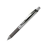 Pentel EnerGel XM BL77 Gelschreiber mit Druckmechanik, schwarz (1 Stück)