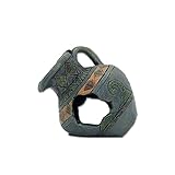 Hapihom Aquarium-Dekoration, Kunstharz, Ton, Topf, Ornament, Versteck, Höhlen, geräumiges Versteck...