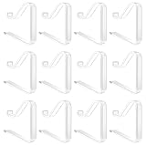 Histeaa 12 Stück Transparente Tischdeckenklammern, Tischtuchklammern, Winddichte...