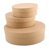 DOITOOL 3 Stück Boxen Runder Karton Runde Kästen Dessert-boxen Verpackung Von Schokoladenkisten...