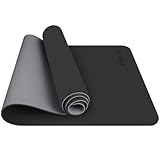 TOPLUS Gymnastikmatte, Yogamatte Yogamatte Gepolstert & rutschfest für Fitness Pilates & Gymnastik...