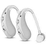 Aolso Hörgeräuschverstärker, 2Pcs Funktion zur Geräuschreduzierung wiederaufladbarer Geräte im...