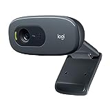 Logitech C270 Webcam, HD 720p, 60° Sichtfeld, Fester Fokus, Belichtungskorrektur, USB-Anschluss,...
