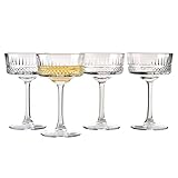 Pasabahce Elysia Sektgläser - 260 ml, Set aus 4 Stück, Hochzeit Sektgläser für Brautparty,...