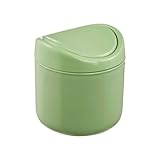 keeeper Bio-Abfalleimer mit Schwingdeckel, 1,3 l, Tischmülleimer mit Deckel, Svenja, Grün (Eco...