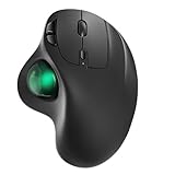 Nulea M501 Kabellose Trackball Maus, Wiederaufladbare Ergonomische Maus, Präzises und Reibungsloses...