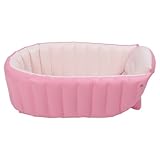 Jiawu Tragbare Aufblasbare Kleinkinderbadewanne mit Luftpumpe, Auslaufsicheres Design für den...