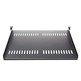 1U Server-Rack, belüftete Halterung, freitragende Ablage für 48,3 cm (19 Zoll) Netzwerkgeräte und...