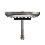 MINISMUS Höhenverstellbarer Waschbecken - Siebkörbchen Abflussstopfen Edelstahl...