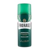 Proraso Erfrischender Rasierschaum, 4 x 400 ml, erfrischender Rasierschaum mit Extrakten aus...