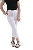 DigitalSpot Kinder-Leggings aus Baumwolle, volle Länge, 3/4-Länge, bauchfreie Leggings,...