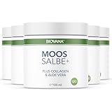 BIOVANA Moossalbe Plus, Soforteffekt Mooscreme gegen Falten, Moos Salbe fürs Gesicht,...