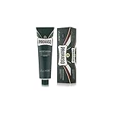 Proraso Rasierseife in erfrischender Tube, 3 x 150 ml, dicke, cremige und angereicherte Bartseife...