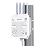 WAVLINK AX1800 Outdoor WLAN Repeater, wetterfester Outdoor Access Point WiFi 6(Dualband 1775 Mbit/s,...