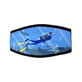 Valicaer Maskenband,Tauchmaskenband Neopren Maskenband Abdeckung Tauchen Haarschutz...