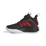 adidas Unisex Kinder OWNTHEGAME 3.0 Shoes Basketball-Schuhe, core Black/Lucid red/FTWR White