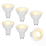 Dehobo GU10 LED Warmweiss Glühbirne, LED Lampen Licht Spot Warmweiss Lampe 6W 2800K 480 Lumen...