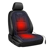 BURI Premium Autositzauflage Winter 2 Stufen | Bequemer Sitzschutz mit Rückenlehne | rutschfest,...