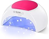 SUNUV SUN2C Nageltrockner UV LED Nagellampe für Gelnägel, 10, 30, 60, 90s Timer, Automatischer...