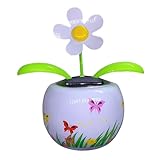 Wackelfigur Blume, Solar Tanzende Blume Solarblume Wackelfigur Wackelblume Solar Solarbetriebene...