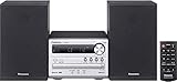 Panasonic SC-PM250EG-S Micro-Hi-Fi-Kompakt-Stereoanlage mit CD-Player, FM-Radio, USB & Bluetooth,...
