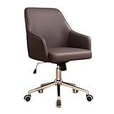 Ergonomischer Bürostuhl mit hoher Rückenlehne, verstellbar, Kunstleder, Chefsessel mit 360°...