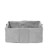 Blomus Brotkorb -DESA- | Stahl pulverbeschichtet/100% Baumwolle | Sharkskin | Größe L | H 10 cm x...