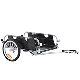 VEVOR Fahrradanhänger, 45 kg Tragkraft, Transportanhänger, faltbar und verstaubar,...