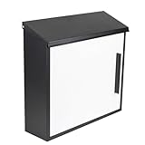 Retro-Briefkasten aus Metall, Abschließbarer Postkasten Zur Wandmontage, Geeignet für Den...