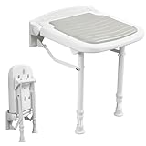 Duschklappsitz FüR Wandmontage, Duschhocker Für Senioren, Duschstuhl Klappbar, Wandklappstuhl Für...